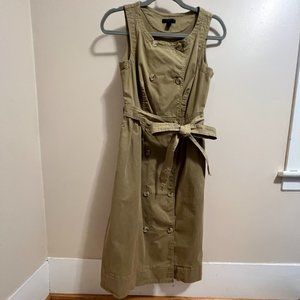 J.Crew Trench Dress Size 0 New Without Tag